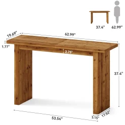 Solid Wood Bar Table, 63