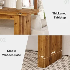 Solid Wood Bar Table, 63