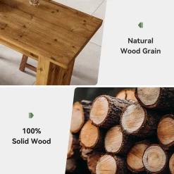 Solid Wood Bar Table, 63