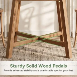 Solid Wood Bar Table, 31.5