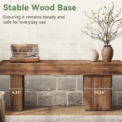 Solid Wood Bench, 47