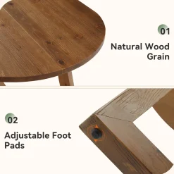 Solid Wood Computer Desk, 63