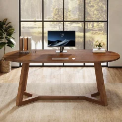 Solid Wood Computer Desk, 63