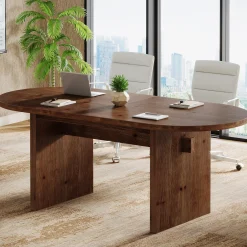 Solid Wood Conference Table, 63