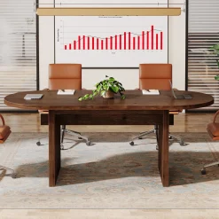 Solid Wood Conference Table, 63