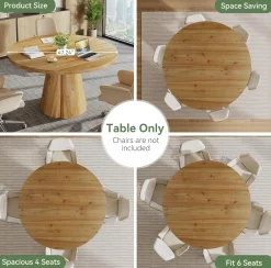 Solid Wood Conference Table, 47.24