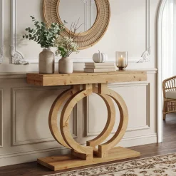 Solid Wood Console Table, 43.3