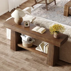 Solid Wood Console Table, 63