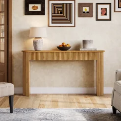 Solid Wood Console Table, 63