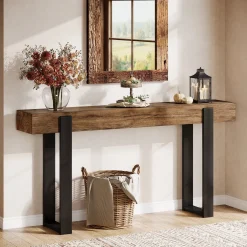 Solid Wood Console Table, 63