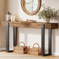 Solid Wood Console Table, 63