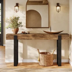 Solid Wood Console Table, 63