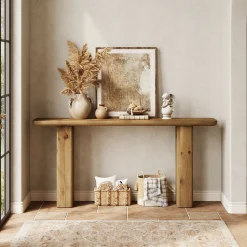 Solid Wood Console Table, 63