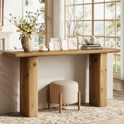 Solid Wood Console Table, 63
