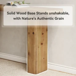 Solid Wood Console Table, 63
