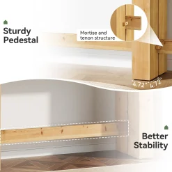 Solid Wood Console Table, 63