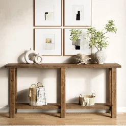 Solid Wood Console Table, 70.9
