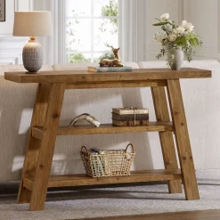 Solid Wood Console Table, 47.24