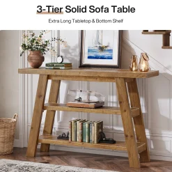 Solid Wood Console Table, 47.24