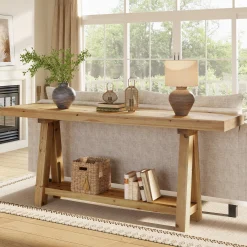 Solid Wood Console Table, 70.87