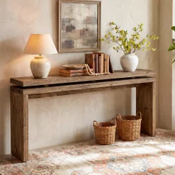 Solid Wood Console Table, 63
