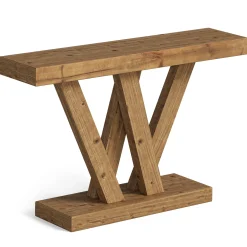 Solid Wood Console Table, 47.2