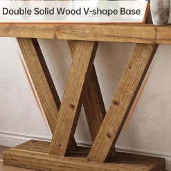 Solid Wood Console Table, 47.2