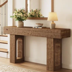 Solid Wood Console Table, 63