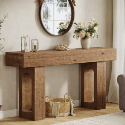 Solid Wood Console Table, 63