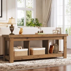 Solid Wood Console Table, 63