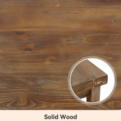 Solid Wood Console Table, 63