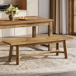 Solid Wood Dining Bench, 55.12