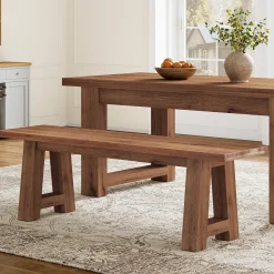 Solid Wood Dining Bench, 55