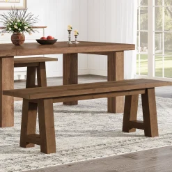 Solid Wood Dining Bench, 55