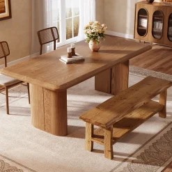 Solid Wood Dining Bench, 55