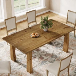 Solid Wood Dining Table, 63
