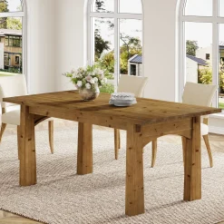 Solid Wood Dining Table, 63