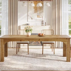 Solid Wood Dining Table, 78.7