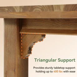 Solid Wood Dining Table, 63