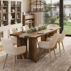 Solid Wood Dining Table, 63