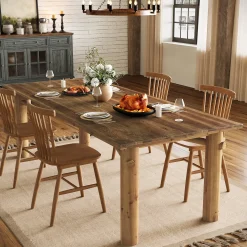 Solid Wood Dining Table for 6, 63