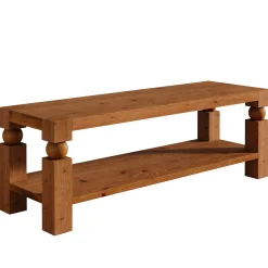 Solid Wood Entryway Bench, 47