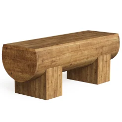 Solid Wood Entryway Bench, 47