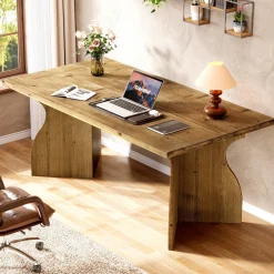Solid Wood Executive Desk, 63