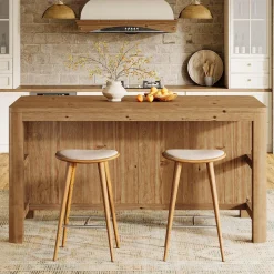 Solid Wood Kitchen Island, 63
