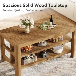 Solid Wood Kitchen Island, 63