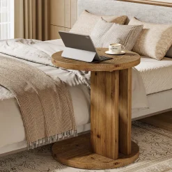 Solid Wood Nightstand, 19.68