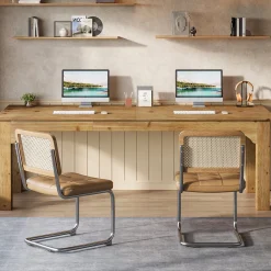 Solid Wood 2-Person Desk, 79