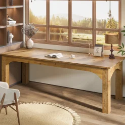 Solid Wood 2-Person Desk, 79