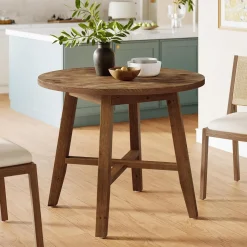 Solid Wood Round Dining Table, 31.5